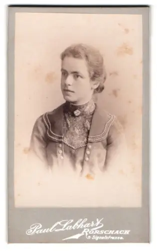 Fotografie Paul Labhart, Rorschach, Signalstrasse, Porträt einer Frau