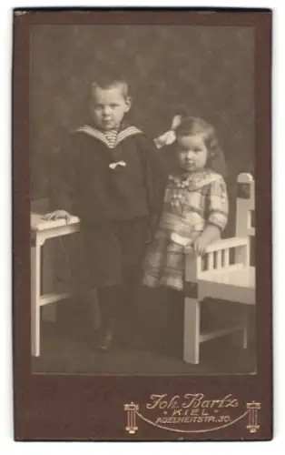 Fotografie Joh. Bartz, Kiel, Adelheitstr. 30, Kinderporträt