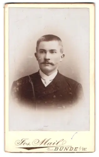 Fotografie Jos. Mail, Bünde i. W., Portrait eines Mannes