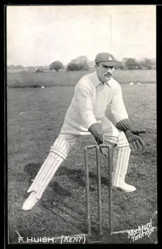 AK Cricketspieler F. Huish (Kent)