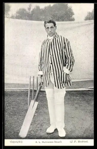 AK Cricketspieler K. L. Hutchings (Kent)