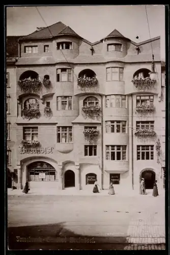 Foto-AK Fritz Gratl: Innsbruck, Gasthof Breinössl