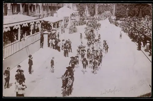 Foto-AK Fritz Gratl: Innsbruck, Andreas Hofer Festspiele, Festzug