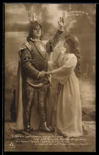 AK Parsival, Lohengrin, In fernem Land, unnahbar euren Schritten...