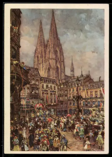 AK Kölner Karneval, Festumzug