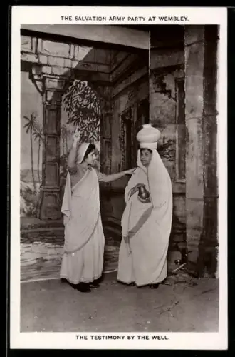 AK Wembley, The Salvation Army Party at Wembley, The Testimony by the Well, Heilsarmee