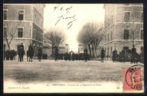 AK Grenoble, Caserne du 4e Régiment du Génie