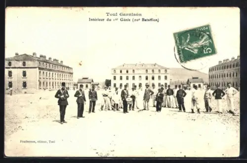 AK Toul, Garnison, Intérieur du 1er Génie 20e Bataillon