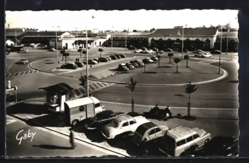 AK Rennes /I.-et-V., Place de la Gare