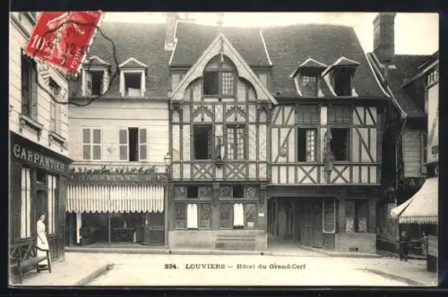 AK Louviers, Hôtel du Grand-Cerf