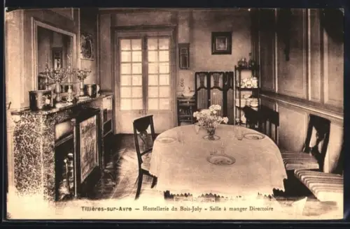 AK Tillières-sur-Avre, Hostellerie du Bois-Joly, Salle à manger Directoire