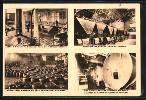 AK Champigneulles /Meurthe-et-Moselles, Brasserie de Champigneulles, Batterie de générateurs de vapeur...