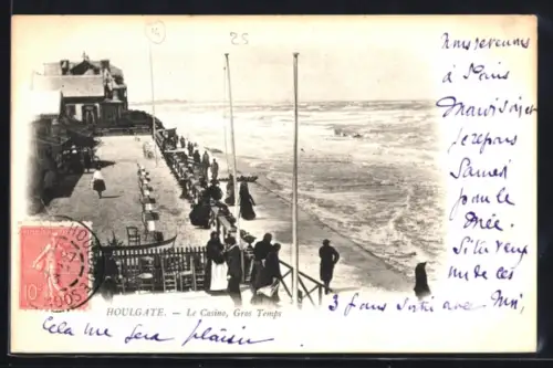 AK Houlgate, Le Casino, Gros Temps