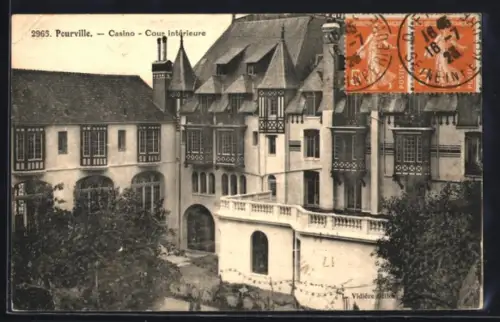 AK Hautot-sur-Mer, Pourville, Casino, Cour Intérieure