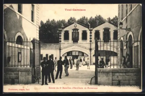 AK Toul, Entrée du 6e Bataillon, Caserne Forey-Curiai