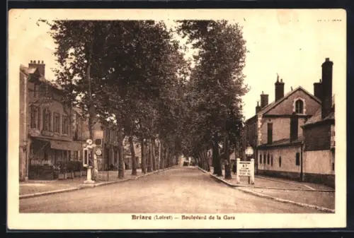 AK Briare /Loiret, Boulevard de la Gare