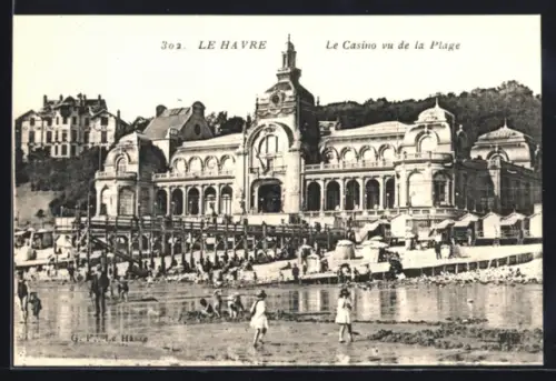 AK Le Havre, Le Casino vu de la Plage