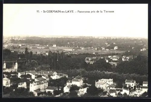 AK Saint-Germain-en-Laye, Panorama pris de la Terrasse