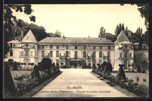 AK Rueil, Château de La Malmaison, Facade et entrée principale