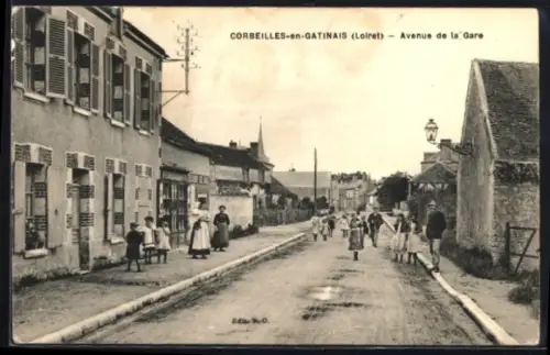 AK Corbeilles-du-Gatinais, Avenue de la Gare