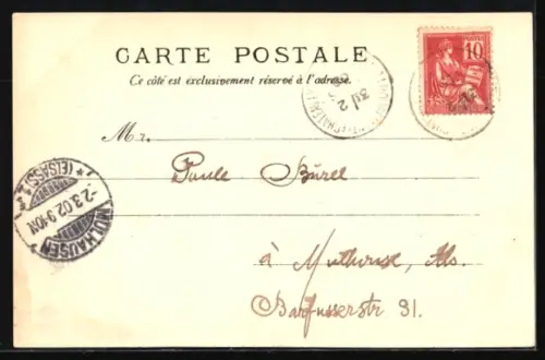 AK Rougemont-le-Château, Panorama