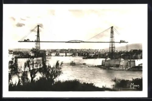 AK Marseille, Le Pont transbordeur et le vieux Port