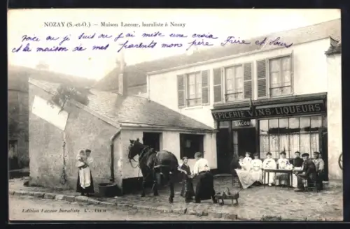 AK Nozay /S.-et-O., Maison Lacour, buraliste