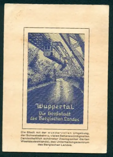 Seiden-AK Wuppertal, Partie an der Schwebebahn