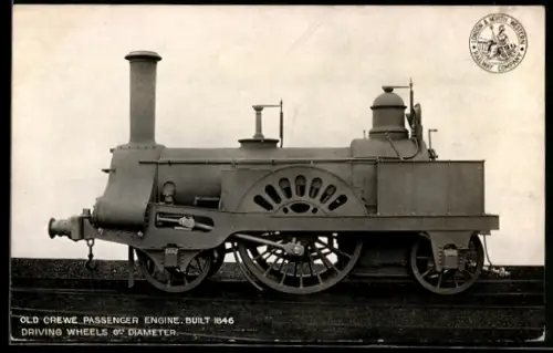 AK Old Crewe Passenger Engine, London & North Western Railway Company