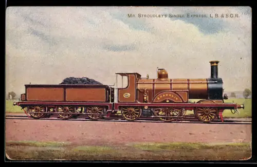 AK Mr Stroudleys Single Express LB & SCR, englische Eisenbahn