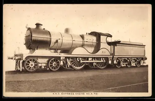 AK 440 Express Engine No. A. 781, englische Eisenbahn