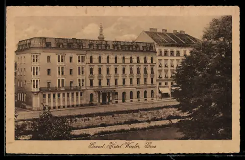 AK Graz, Grand-Hotel Wiesler