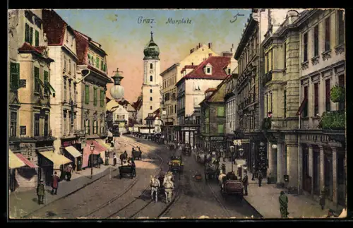 AK Graz, Partie am Murplatz