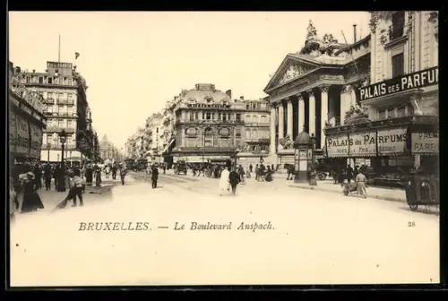 AK Bruxelles, Le Boulevard Anspach, Palais des Parfums