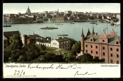 AK Stockholm, Utsikt fran Skeppsholmen, Söder