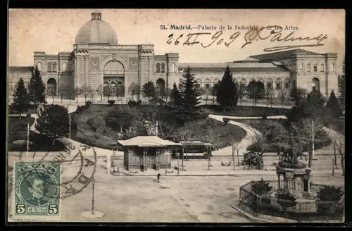 AK Madrid, Palacio de la Industria y de las Artes