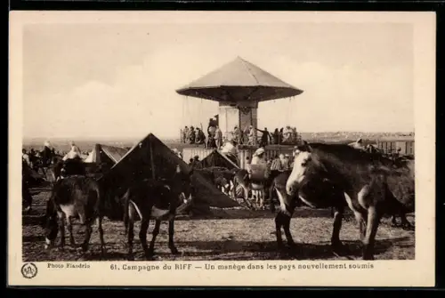 AK Marokko, Campagne du Riff, Unmanege dans les pays nouvellement soumis, Volksfest