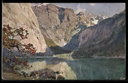 Künstler-AK Edward Harrison Compton: Blick auf den Obersee