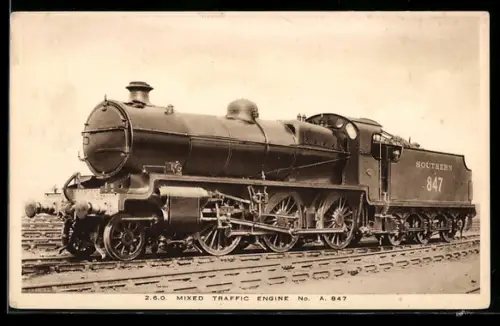 AK englische Eisenbahn der Gesellschaft Southern Railway mit Kennung 847