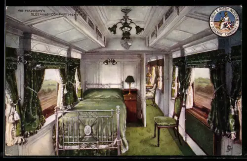 AK His Majesty`s Sleeping Compartment, London & North Western Railway Company