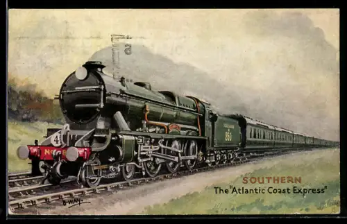 AK The Atlantic Coast Express, Southern Railways, englische Eisenbahn