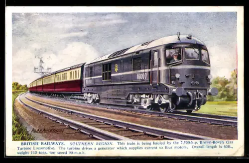 AK British Railways, Englische Eisenbahn No. 18000