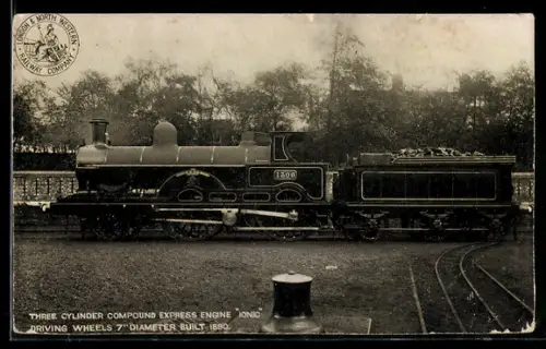 AK Lokomotive Ionic No. 1306 der London & North Western Railway Company, Englische Eisenbahn