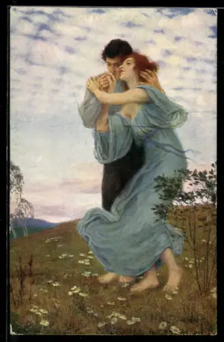 Künstler-AK sign. J. Wachsmann: Der Frühling