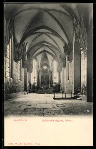AK Stockholm, Riddarhilmskyrkan, interiör