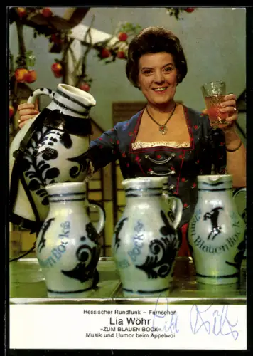 AK Musikerin Lia Wöhr in der Sendung Zum Blauen Bock