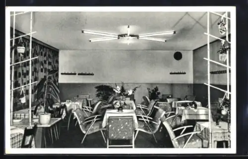 AK Haunstetten b. Augsburg, Gasthaus Sonne Café