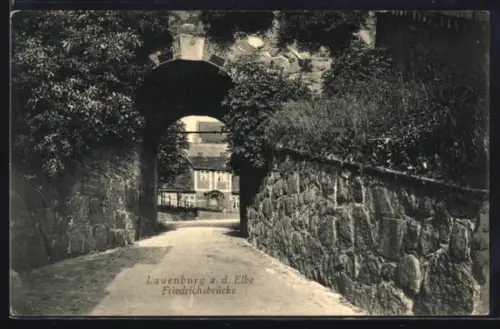 AK Lauenburg a. d. Elbe, Friedrichsbrücke