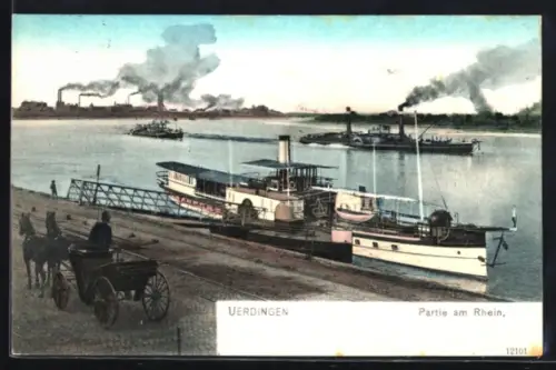 AK Uerdingen, Partie am Rhein