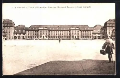 AK Kaiserslautern /Rhénanie, Quartier Clermont Tonnerre, Cour Centrale